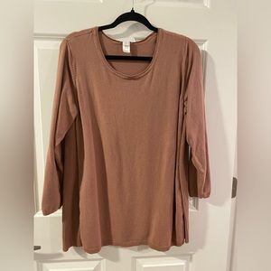 Tunic Sweater Petite XL Mauve J.Jill